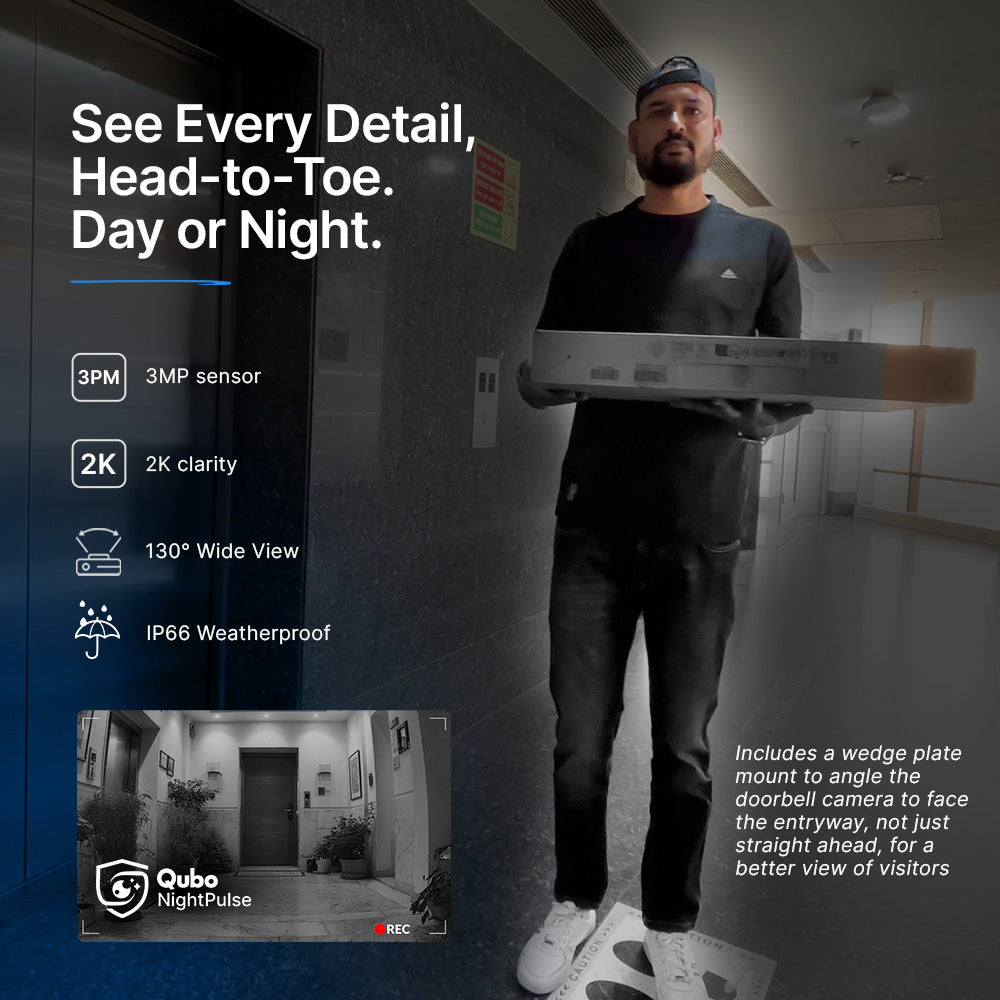 Smart Wi-Fi Video Doorbell Pro 2K