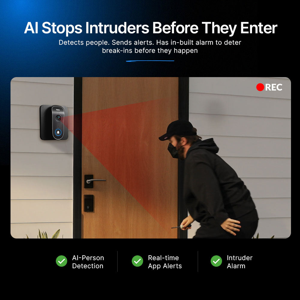 Smart Wi-Fi Video Doorbell Pro 2K