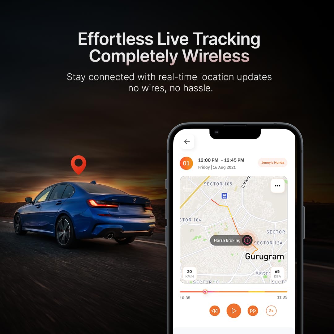GPS Tracker Wireless | 12 Months SIM + 1 Year Cloud