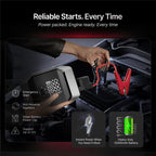 Battery Jump Starter + Digital Tyre Inflator | 2-in-1