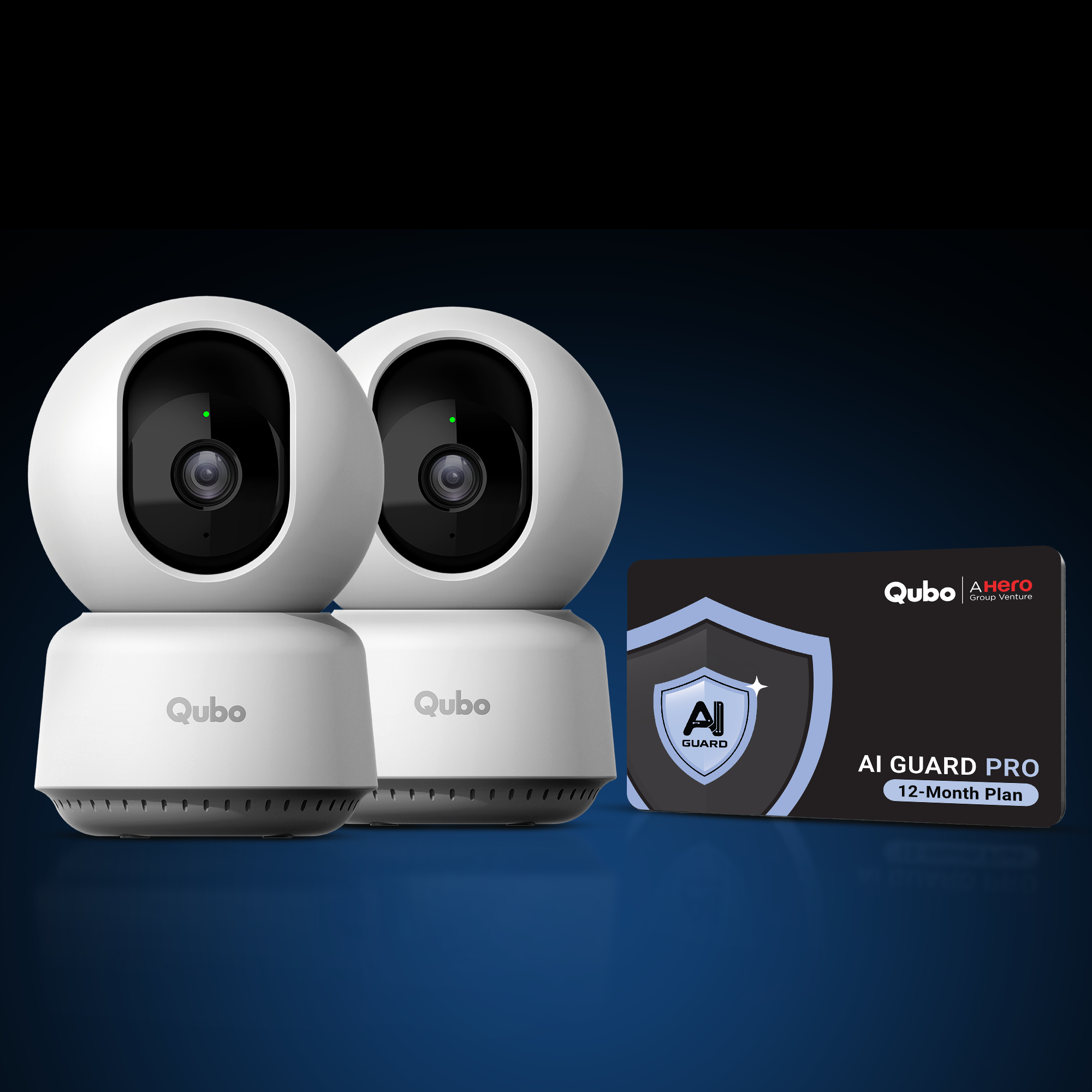 Smart Camera 360° 3MP 2K (x2) with AI Guard Pro Combo