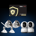 Smart Camera 360° 3MP 2K (x2), Smart Outdoor Bullet Camera 3MP (x2) & AI Guard Elite Combo