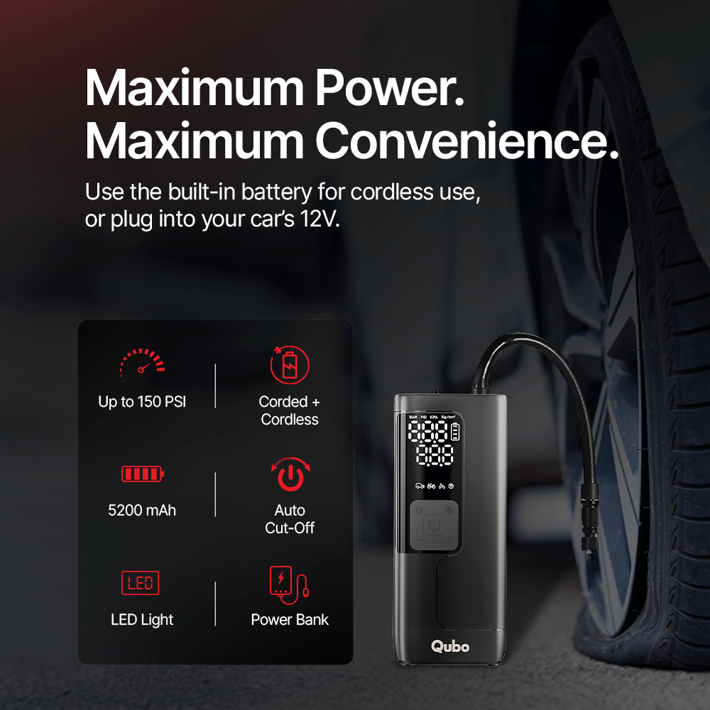 Digital Tyre Inflator Max | 5200 mAh