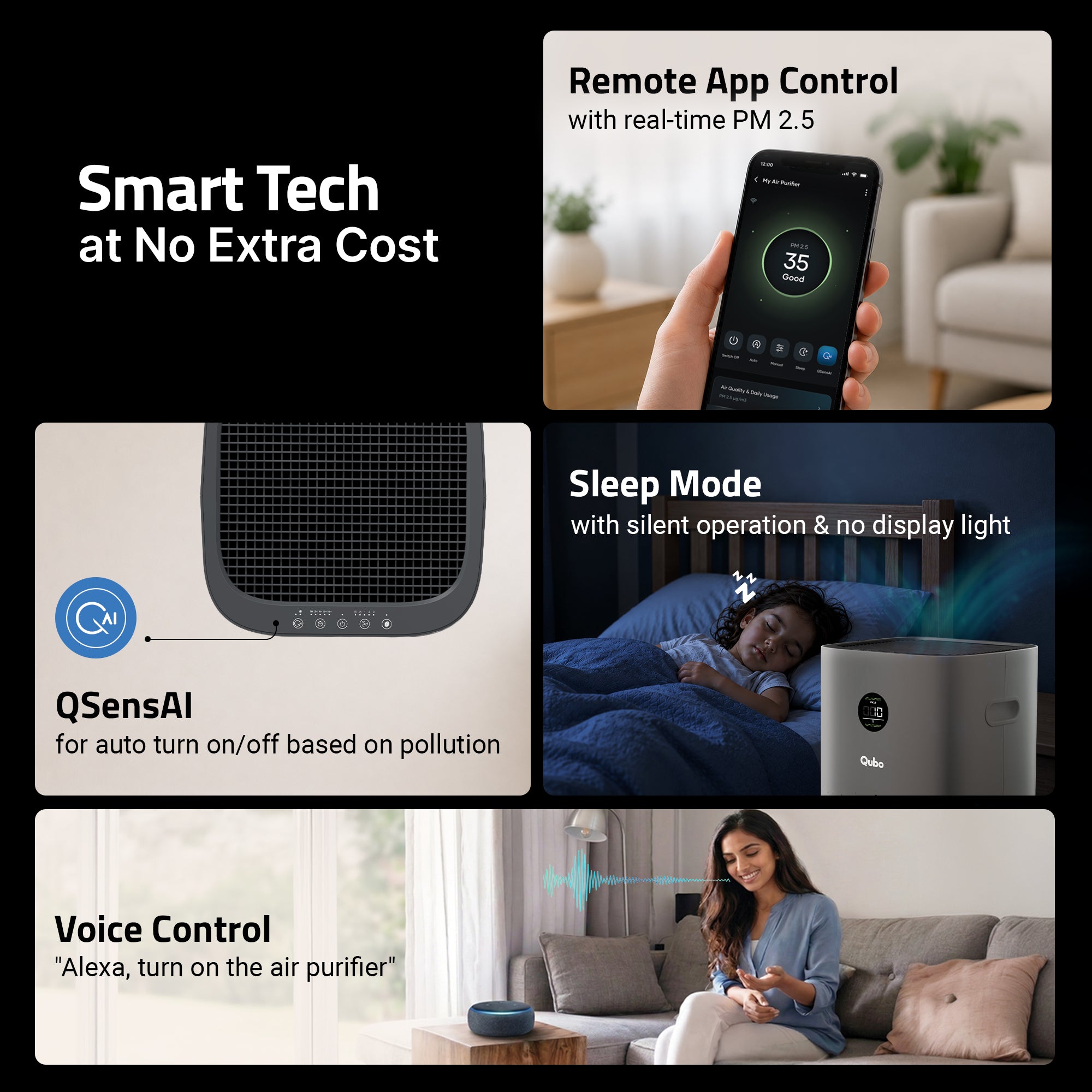 Smart Air Purifier Q1000 Ultra for Home [Upto 1000 SqFt]