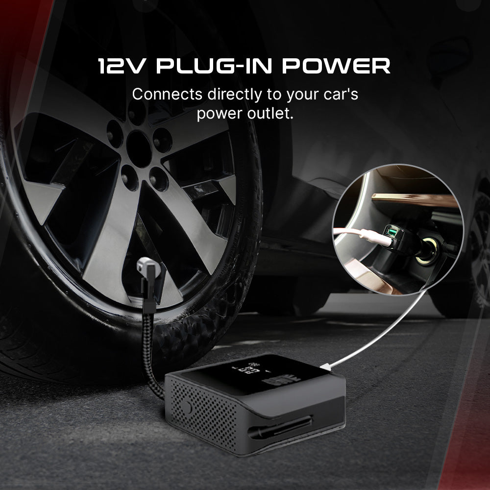 Digital Tyre Inflator Pro | 12V Port