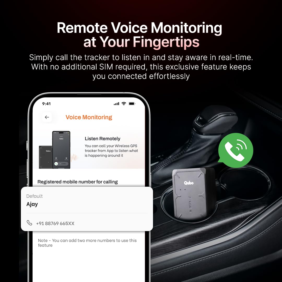GPS Tracker Wireless | 12 Months SIM + 1 Year Cloud