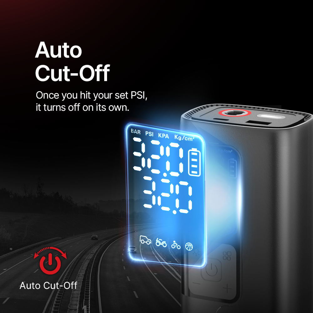 Digital Tyre Inflator Max | 5200 mAh