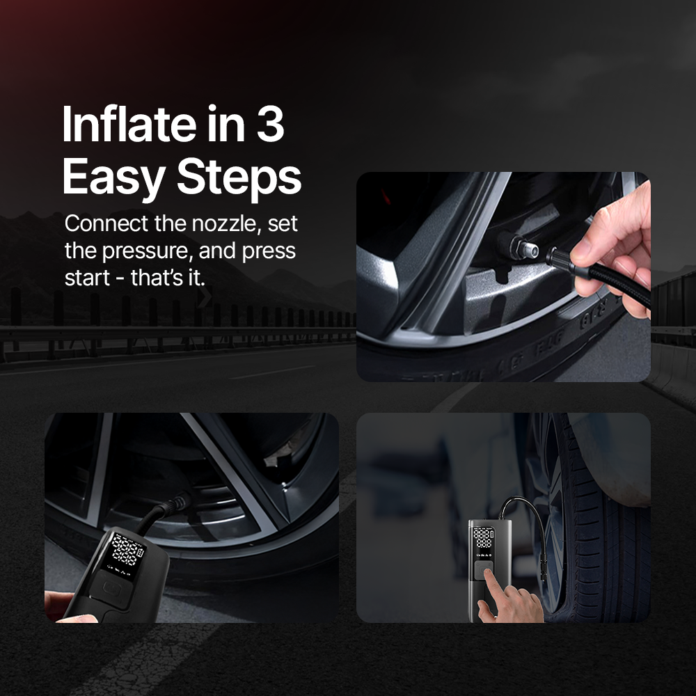 Digital Tyre Inflator Max | 5200 mAh
