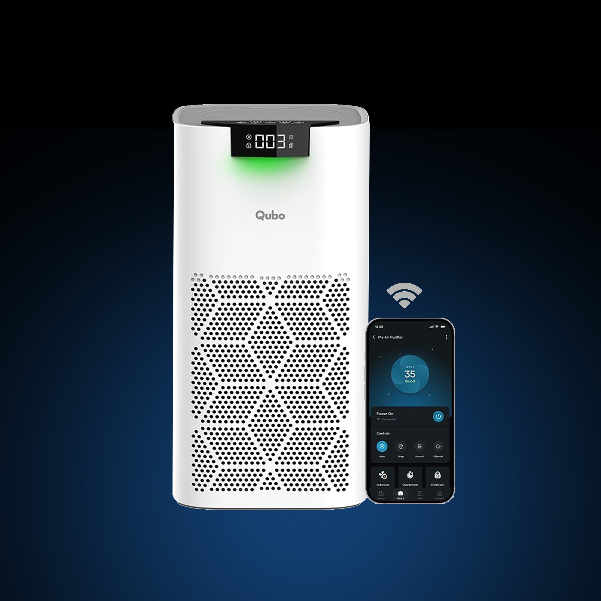 Smart Air Purifier Q500 for Home [Upto 500 SqFt]