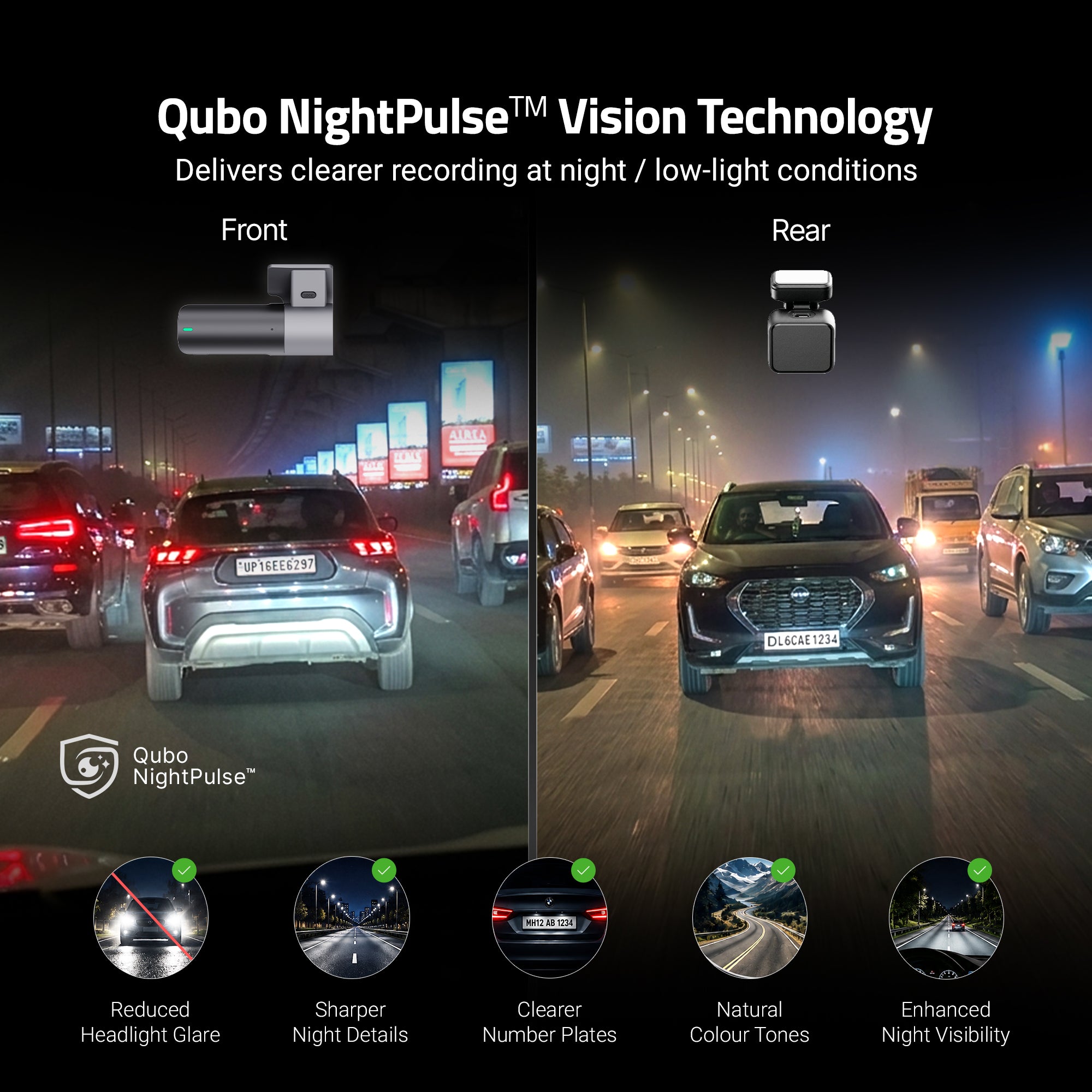 Dashcam Pro 2K (Front + Rear)