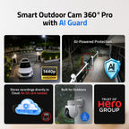 Smart Outdoor Cam 360 Pro