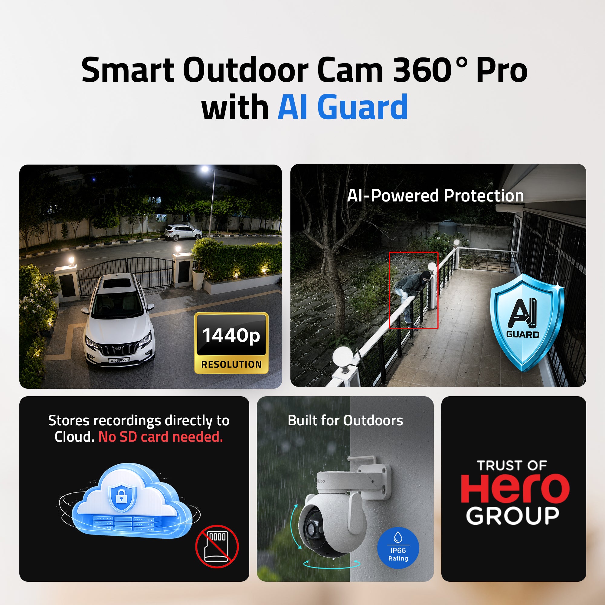 Smart Outdoor Cam 360 Pro