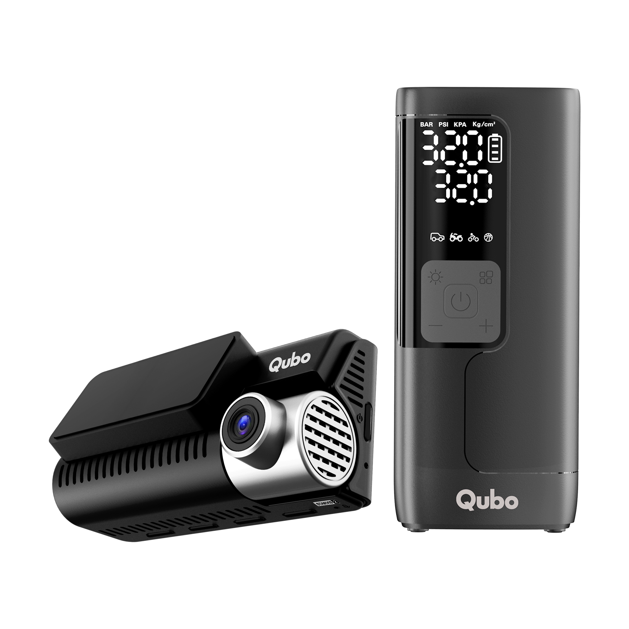 Dashcam 3k (F+R) Starvis 2 & Tyre Pressure Inflator Max Combo