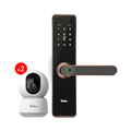 Smart Door Lock Essential (Copper) & 2xSmart Camera 360° 3MP Combo