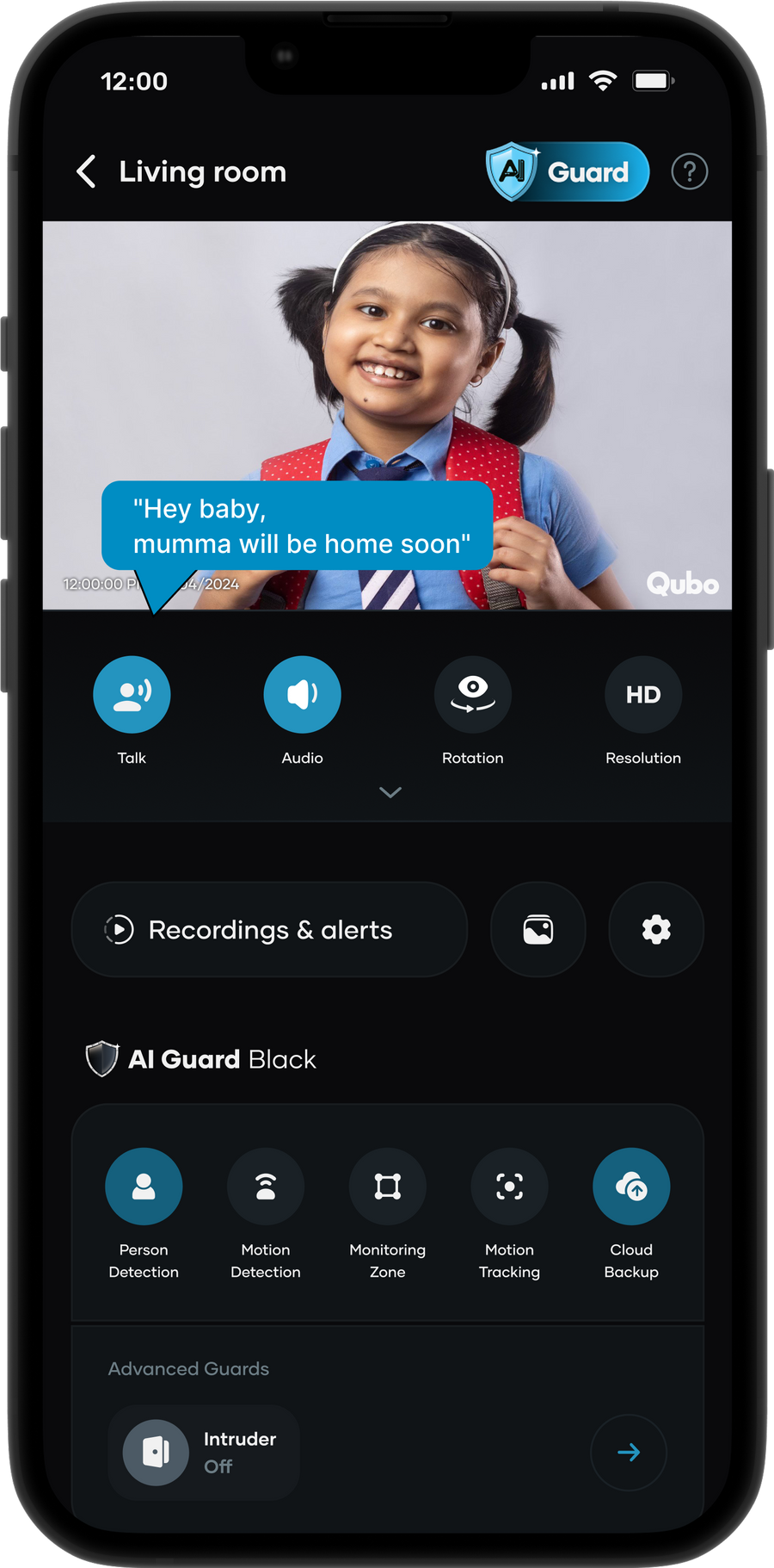 Qubo app preview