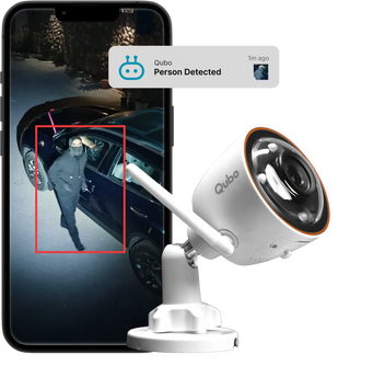Qigo Camera Qubo Smart Wi-Fi Outdoor CCTV Camera with AI Guard | Qubo – Qubo India