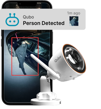 Qigo Camera Qubo Smart Wi-Fi Outdoor CCTV Camera with AI Guard | Qubo – Qubo India