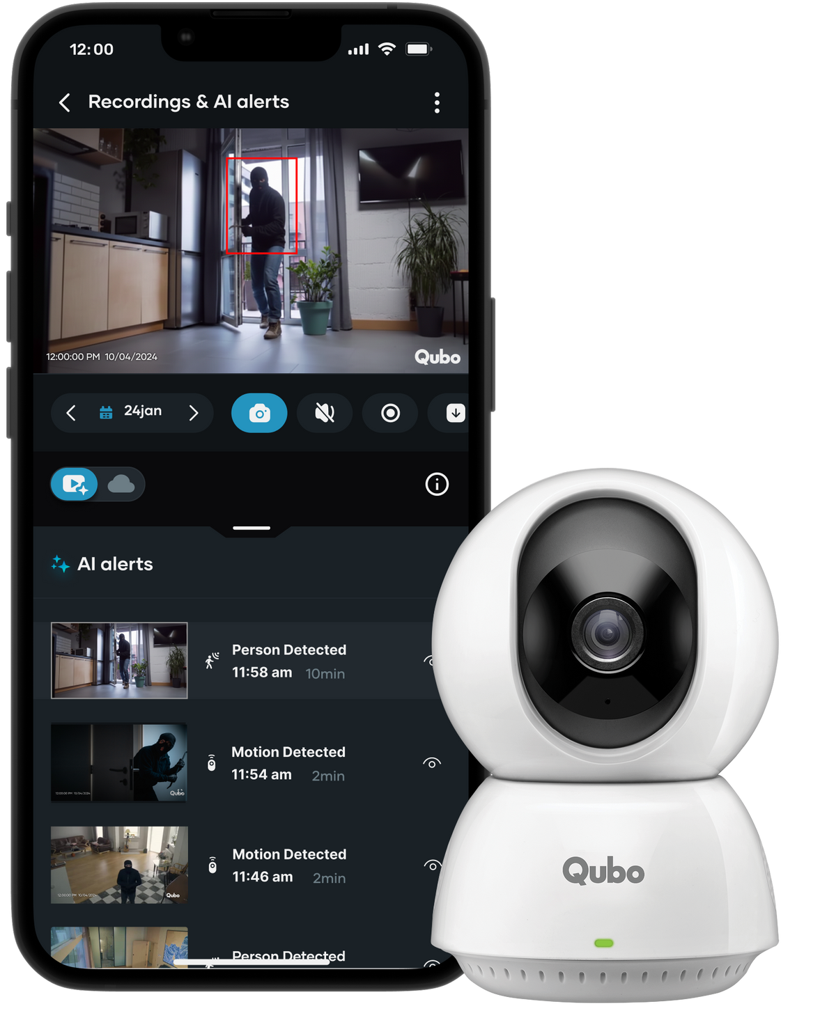 Qubo Smart Wi-Fi Indoor CCTV Camera with AI Guard – Qubo India