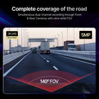 Qubo Dashcam Pro 3K | Sony STARVIS 2 IMX675 Sensor (Front)