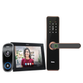Instaview Video Doorphone & Smart Door Lock Essential (Copper) Combo