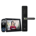 Instaview Video Doorphone & Smart Door Lock Select (Black) Combo