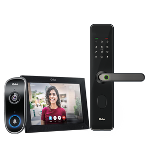 Instaview Video Doorphone & Smart Door Lock Select (Black) Combo