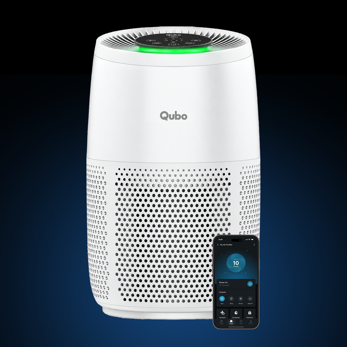 Smart Air Purifier R250 for Home [Upto 250 SqFt] (White)
