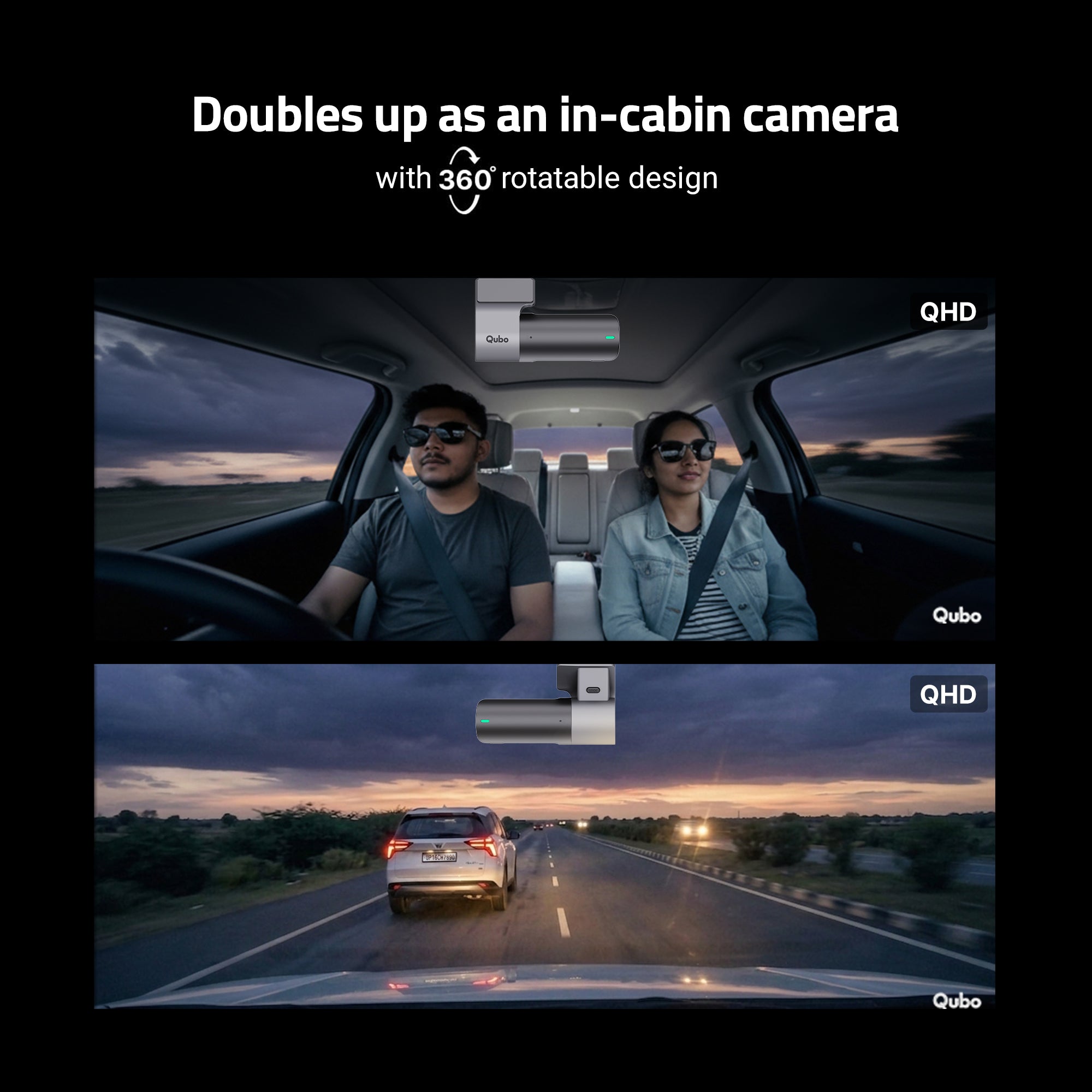 Dashcam Pro 2K (Front + Rear)