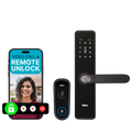 Video Doorbell Pro & Smart Door Lock Essential (Copper) Combo
