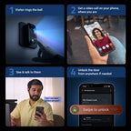 Video Doorbell Pro & Smart Door Lock Essential (Copper) Combo