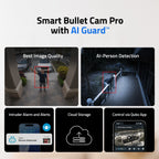 Smart Bullet Cam Pro 4MP | Color Night Vision | IP66