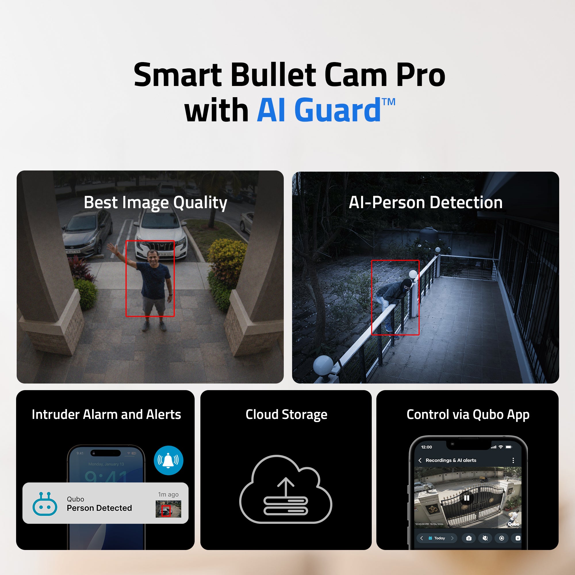 Smart Bullet Cam Pro 4MP | Color Night Vision | IP66