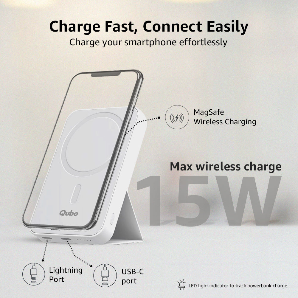 Wireless Power Bank MagZap X5 White