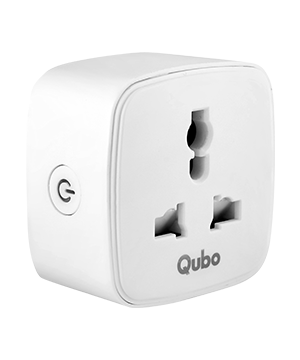 Qubo 10A Wi-Fi+BT Smart Plug, Ideal for Small Devices
