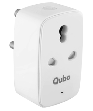 Qubo 16A Wi-Fi+BT Smart Plug, Ideal for Heavy Appliances