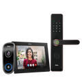 Smart Door Lock Select (Copper) and Instaview Combo
