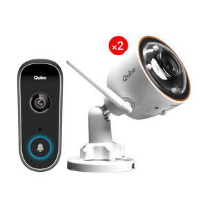 Video Doorbell Pro & 2xSmart Bullet Cam Pro 4MP Combo