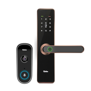 Video Doorbell Pro & Smart Door Lock Essential (Copper) Combo