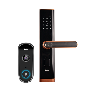 Video Doorbell Pro & Smart Door Lock Nova (Copper) Combo