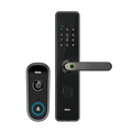 Video Doorbell Pro & Smart Door Lock Select (Black) Combo