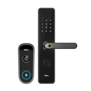 Video Doorbell Pro & Smart Door Lock Select (Black) Combo