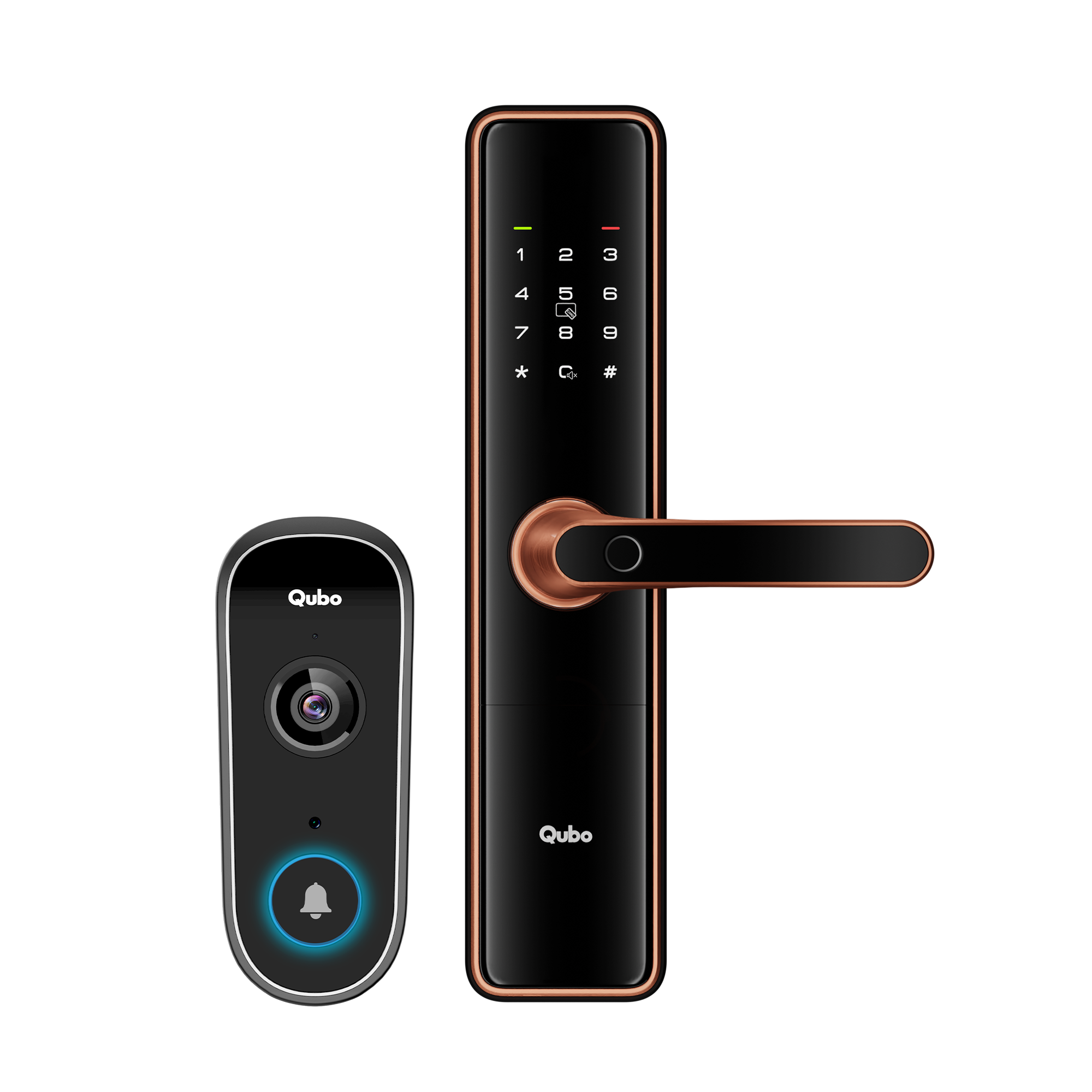 Video Doorbell Pro & Smart Door Lock Ultra Wi-Fi Combo