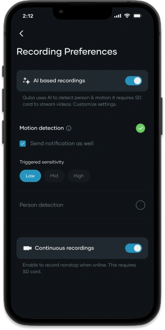Never miss a moment—continuous recording saves everything, while loop recording rewrites old footage with new events