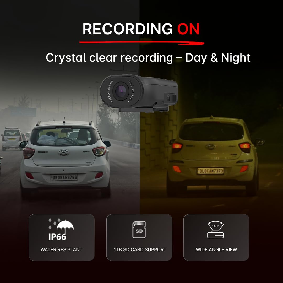 Smart Bike Cam Pro | 2K Resolution | 3MP