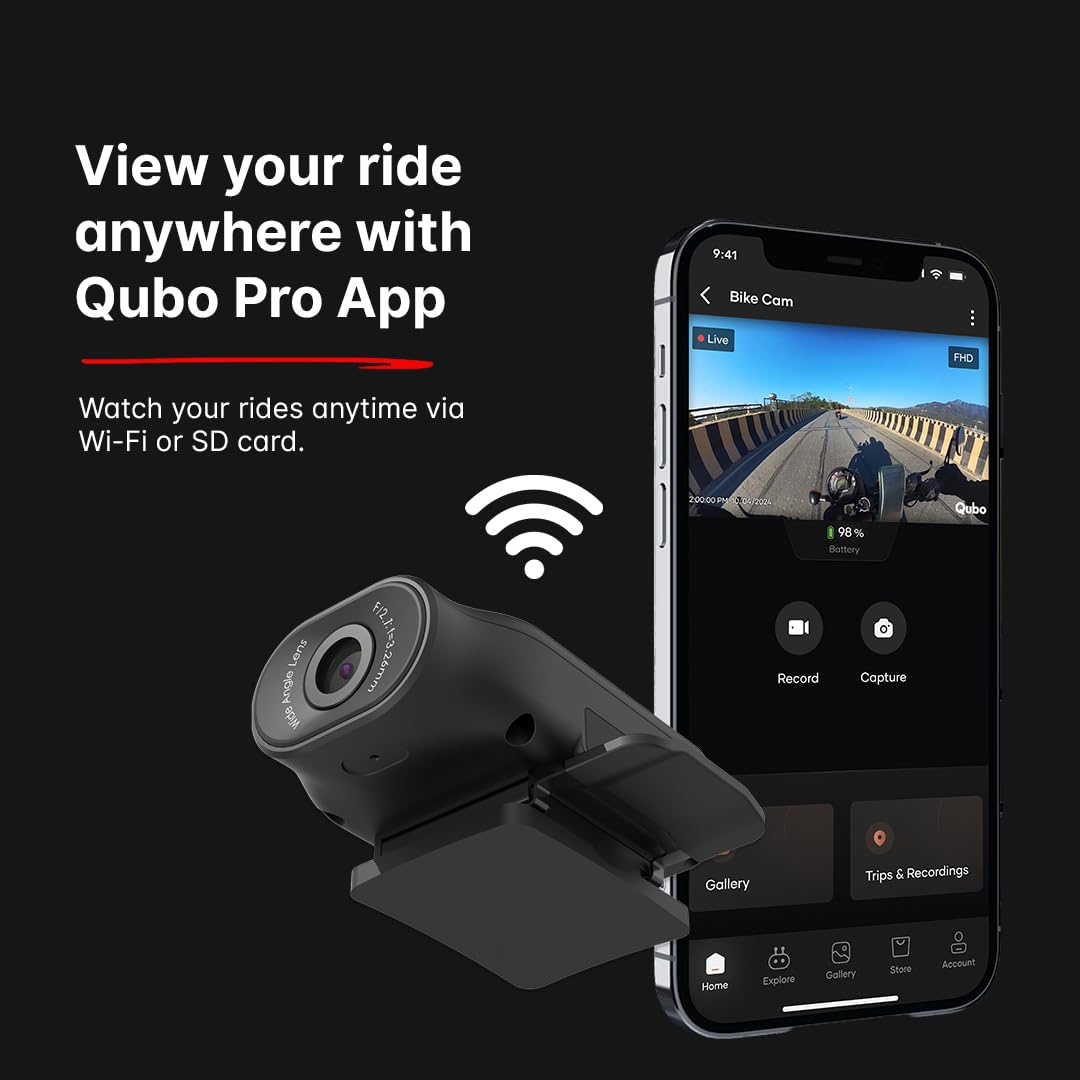 Smart Bike Cam Pro | 2K Resolution | 3MP