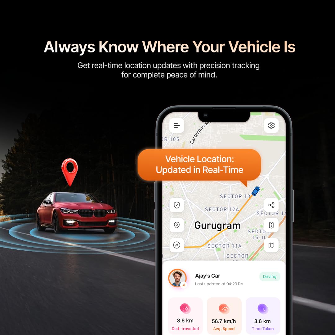 GPS Tracker Car Wired | 1 Year Pre-Recharged SIM