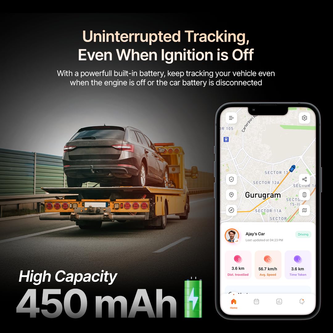 GPS Tracker Car Wired | 1 Year Pre-Recharged SIM