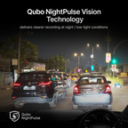 Qubo Car Dash Cam Pro 2.7K | 5MP QHD+ | HDR (Front)