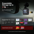 Qubo Car Dash Cam Pro 2.7K | 5MP QHD+ | HDR (Front)