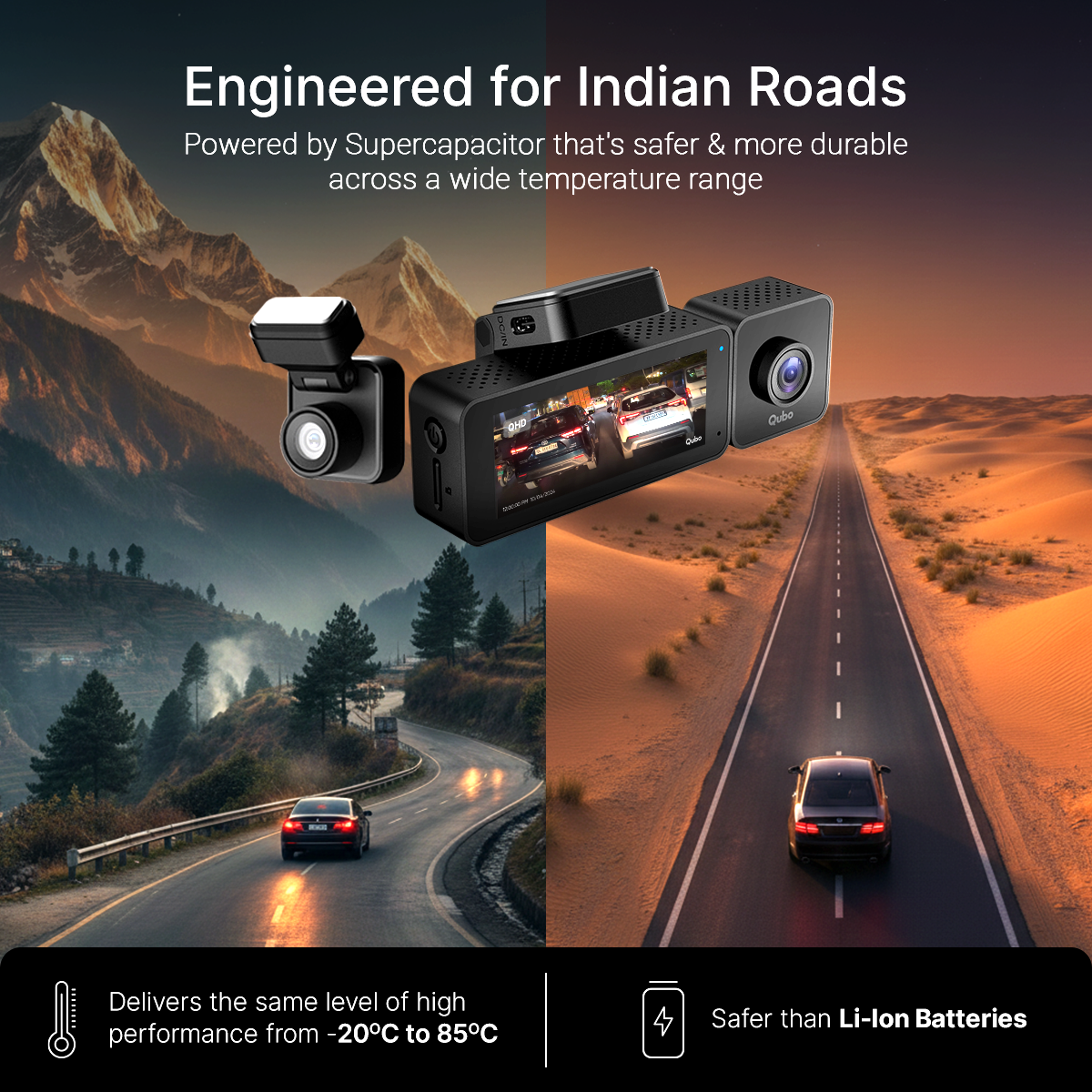 Dashcam 3-Channel Trio